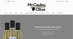 Desktop Screenshot of mccauleyolivegroves.com