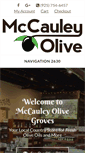 Mobile Screenshot of mccauleyolivegroves.com